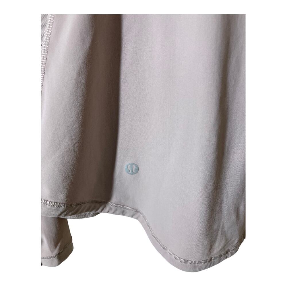 Lululemon Powdered Mauve Mesh Long Sleeve Sculpt Top - Sz 4 - Picture 3 of 7
